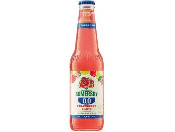 Somersby Cider jagoda i limeta 0,0% boca 0,33 L