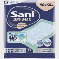 Sani Υποσέντονα Dry Max 90x60 15τεμ
