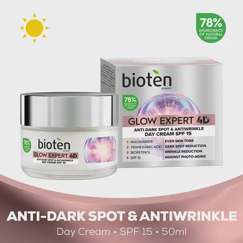 Bioten Κρέμα Νύχτας Glow Expert 4D 50ml