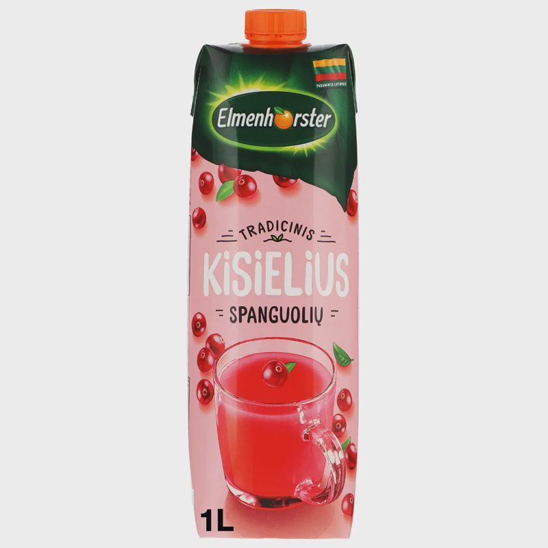 Spanguolių skonio kisielius ELMENHORSTER, 1 l