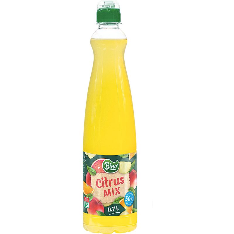 BINO CITRUS MIX ÍZŰ SZÖRP + 50 FT BETÉTDÍJ