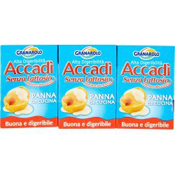 Accadì Benessere Panna Da Cucina Senza Lattosio* 3 x 100 Ml