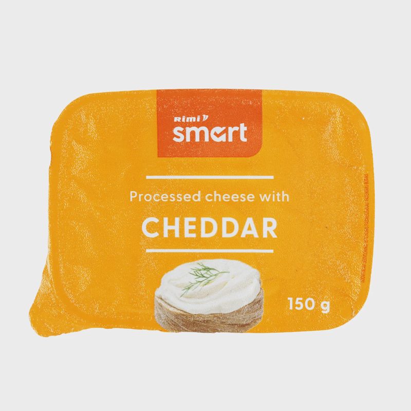 Tepamas lydytas sūris RIMI SMART ČEDER., 150g