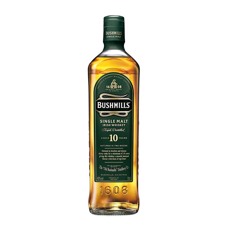BUSHMILLS Black bush Whisky irlandés de triple destilación botella 70 cl.