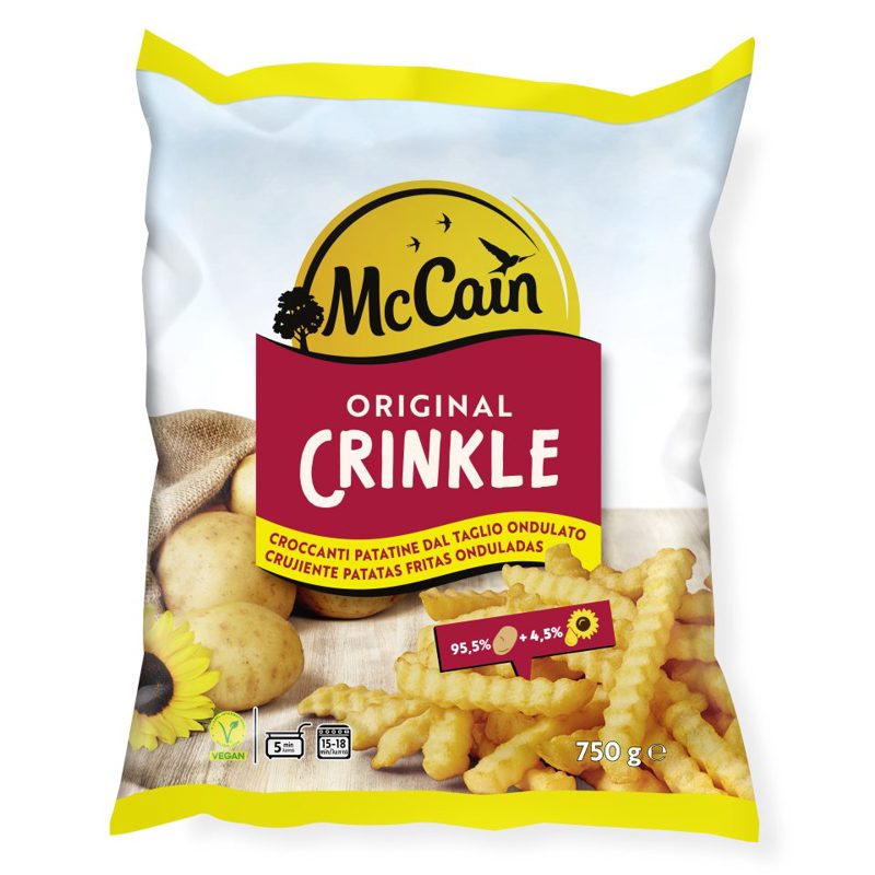 McCain Crinkle Σγουρές Πατάτες Κατεψυγμένες 750gr