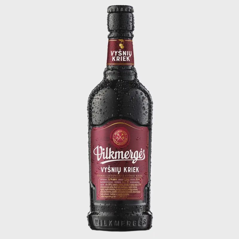 VILKMERGĖS vyšnių alus KRIEK, 5 %, 0,41 l