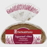 Παπαδοπούλου Ψωμί Γερμανικού Τύπου Πολύσπορο 500gr