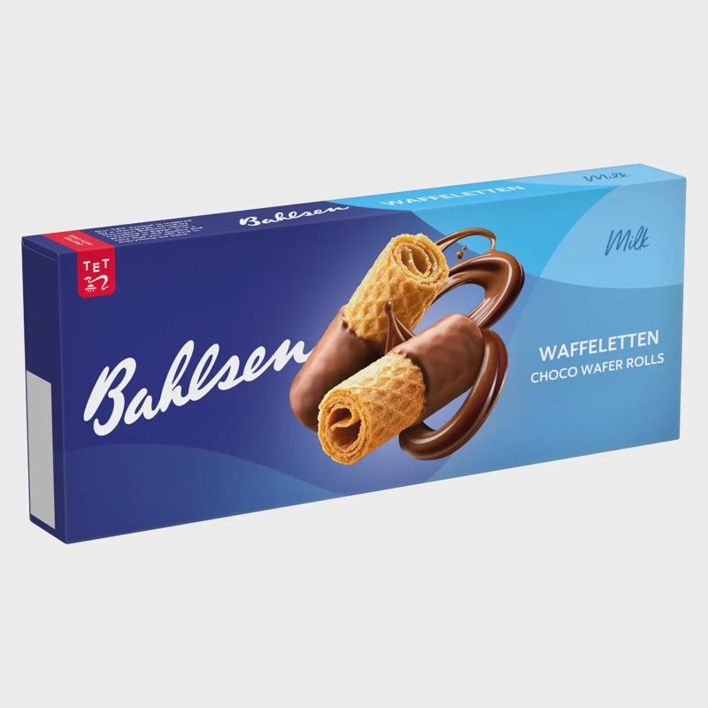 Vafl. suktinukai BAHLSEN su pien. šok., 100 g