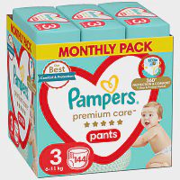 Pampers Premium Pants 144τεμ Nο3