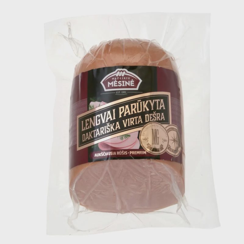 Virta lengvai parūkyta DAKTARIŠKA dešra, 550g