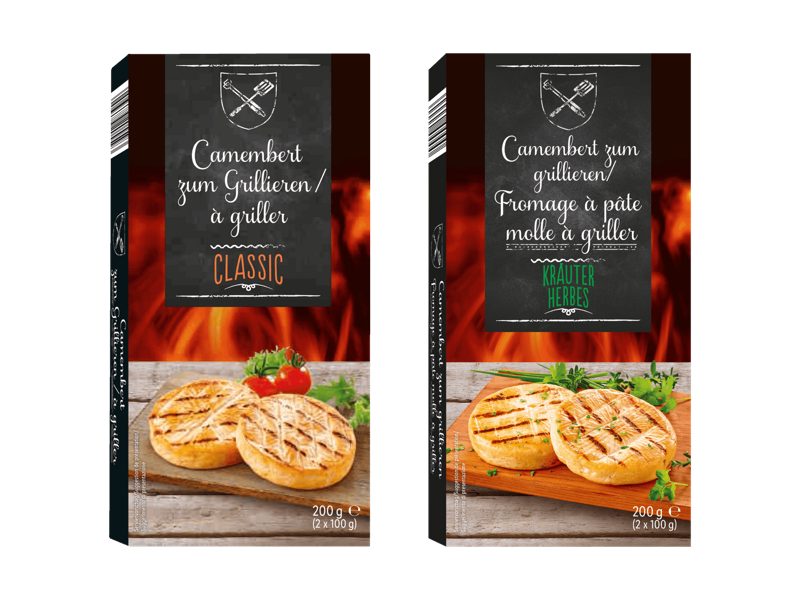 Camembert zum Grillieren