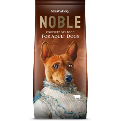 NashiDay Noble teljes értékű száraz állateledel felnőtt kutyák számára marhával 10 kg