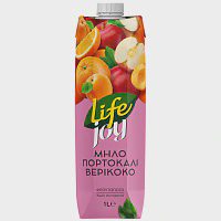 Life Πορτοκάλι Μήλο Βερίκοκο 1lt