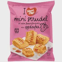 Χρυσή Ζύμη Mini Strudel Φράουλα Κατεψυγμένα 500gr