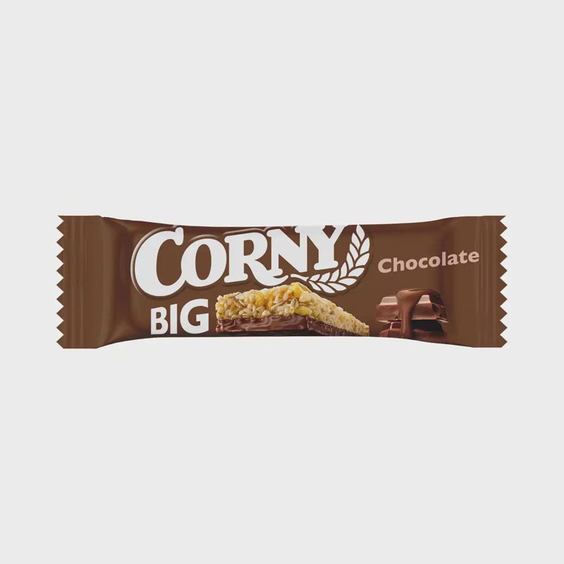Javainis su pien. šokoladu CORNY BIG, 50 g