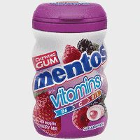 Mentos Τσίχλες Vitamins Berry Mix 45τεμ