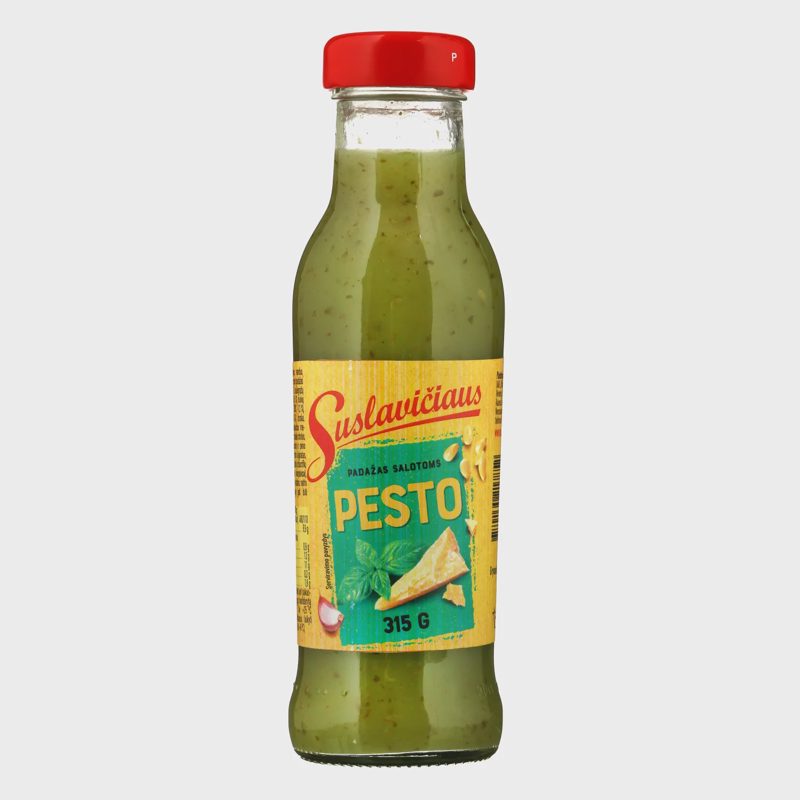 SUSLAVIČIAUS padažas salotoms PESTO, 315 g
