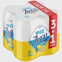 Fix Άνευ Μπίρα Κουτί Λεμόνι 330ml (3+1Δώρο)