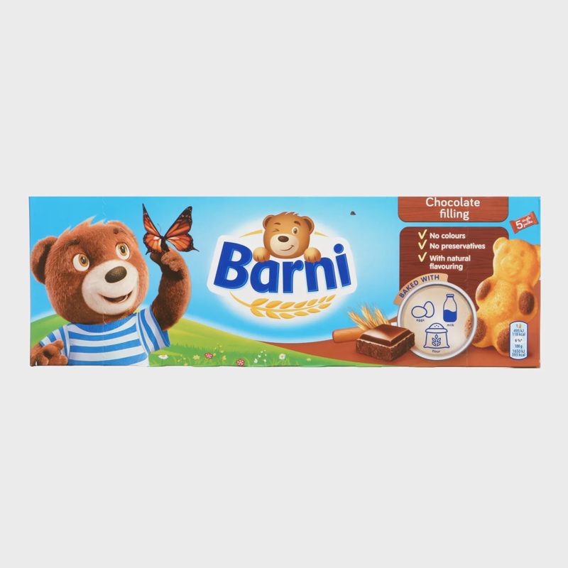 Pyragaičiai su šokolado įdaru BARNI, 150 g