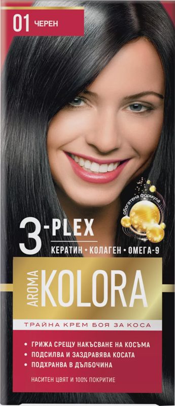 Боя за коса различни цветове