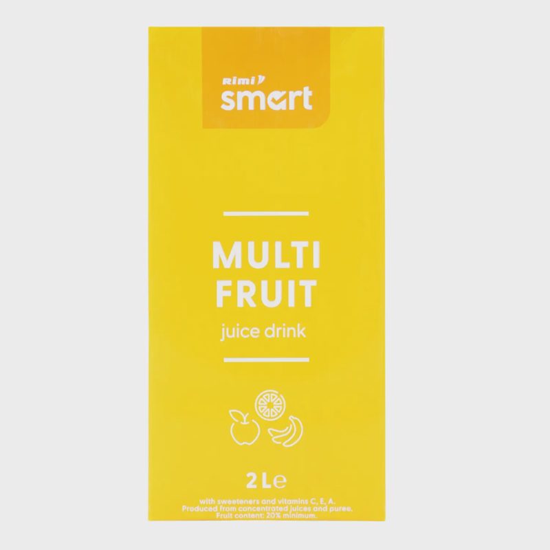 Įvairių vaisių sulčių gėr. RIMI SMART, 2 l