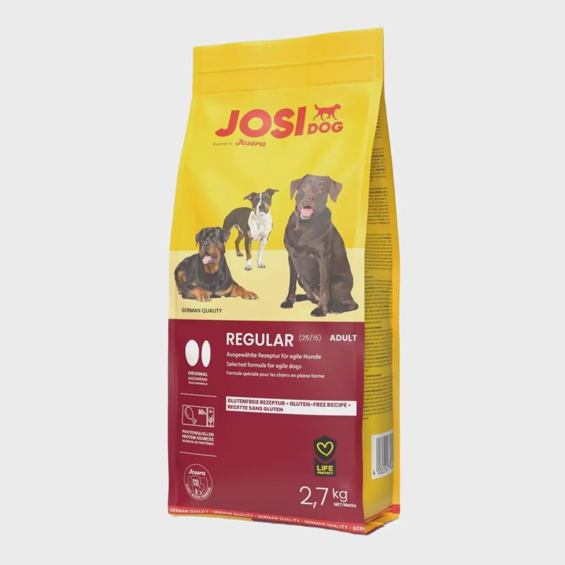 Maistas šunims JOSIDOG REGULAR, 2,7 kg