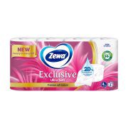 Zewa Exclusive Ultra Soft Χαρτί Υγείας 4φύλλων 8άρι 0,888kg