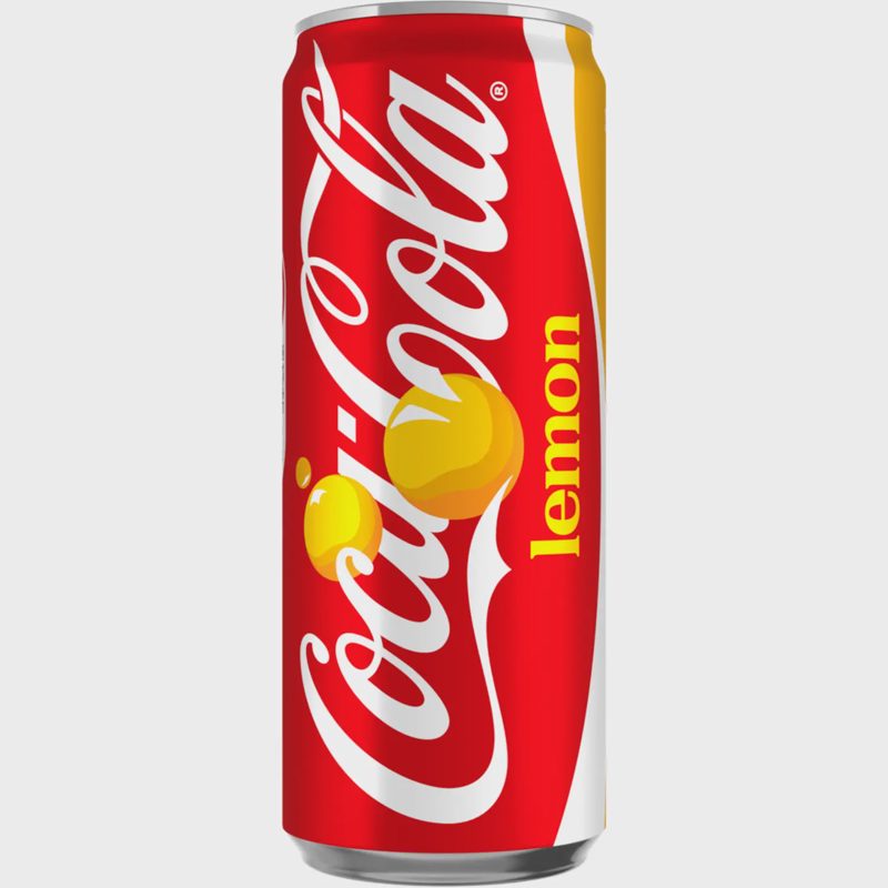 Gaz. gaiv. gėrimas COCA-COLA LEMON, 330 ml