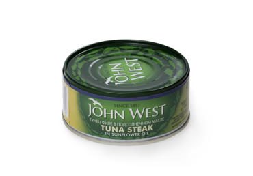 Tunai saulėgrąžų aliejuje JOHN WEST, 160 g