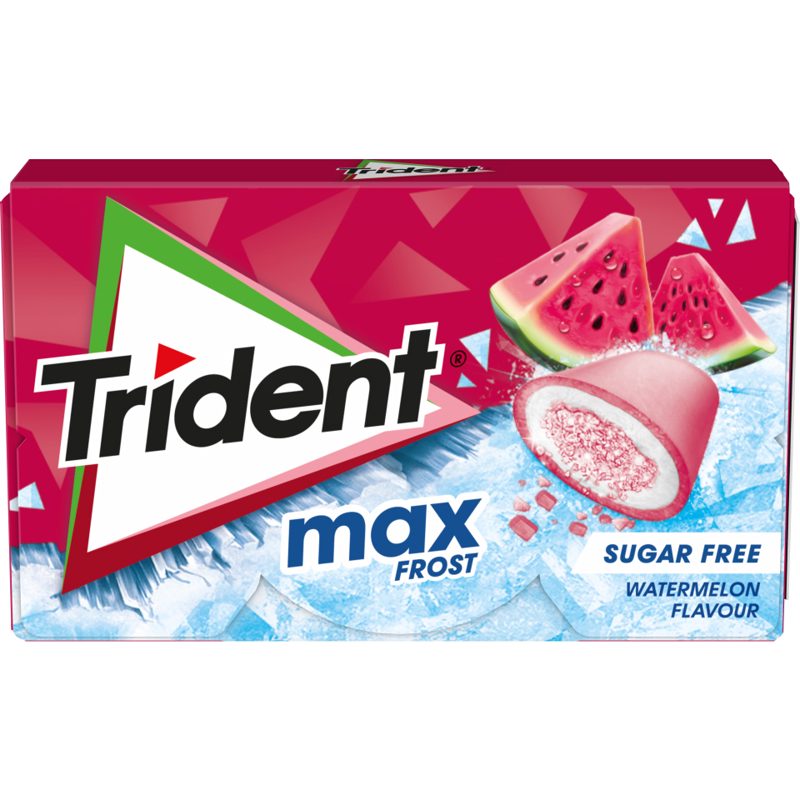 Trident Max Frost Τσίχλα Καρπούζι 20gr
