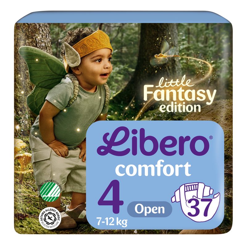 Comfort 4 7-12kg Öppna Blöjor