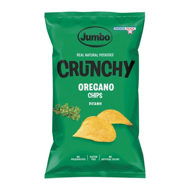 Jumbo Crunchy Chips Ρίγανη 90gr