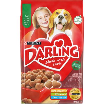 Purina Darling marha és csirke ízletes keverékével száraz kutyaeledel 10 kg