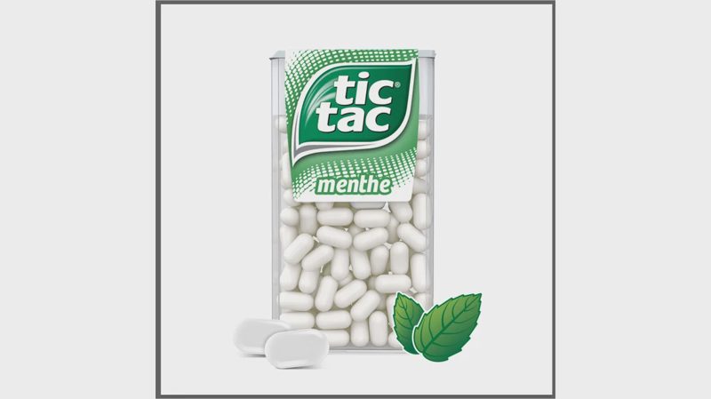 Tic Tac Mint mentolos ízű cukordrazsé 54 g