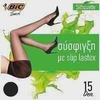 BIC Silhouette Καλσόν Ελαστικό Μαύρο 15D Large