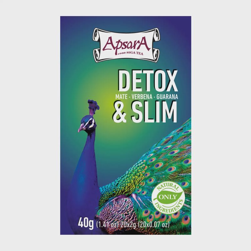 Žoleliu arbata APSARA DETOX&SLIM, 20 x 2 g