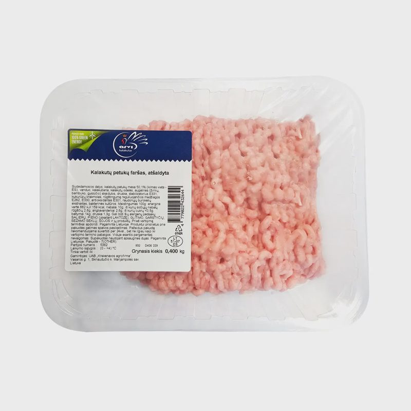Atšald. kalakutienos petukų faršas ARVI, 400g