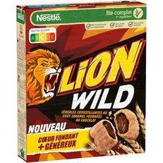 Dribsniai NESTLE LION WILDCRUSH, 360 g