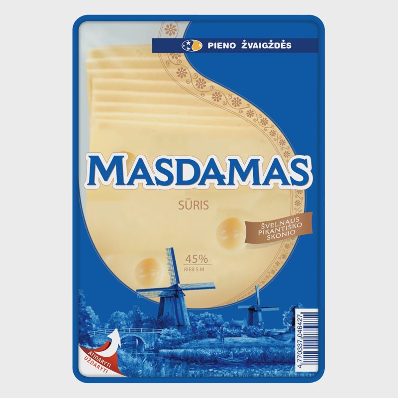 Pusk. ferm. sūris MASDAMAS, 45 % rieb., 150 g