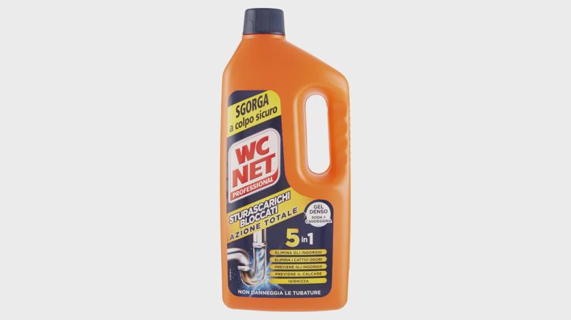 WC Net Professional Gel na ucpané odpady 1000ml