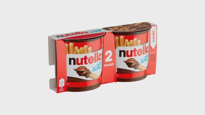 Biscuits croquant Nutella &Go! Pâte à tartiner x2 packs - 104g