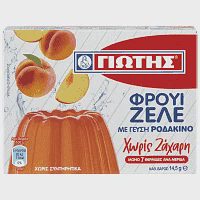 Γιώτης Φρούι Ζελέ Ροδάκινο Χωρίς Ζάχαρη 14,5gr