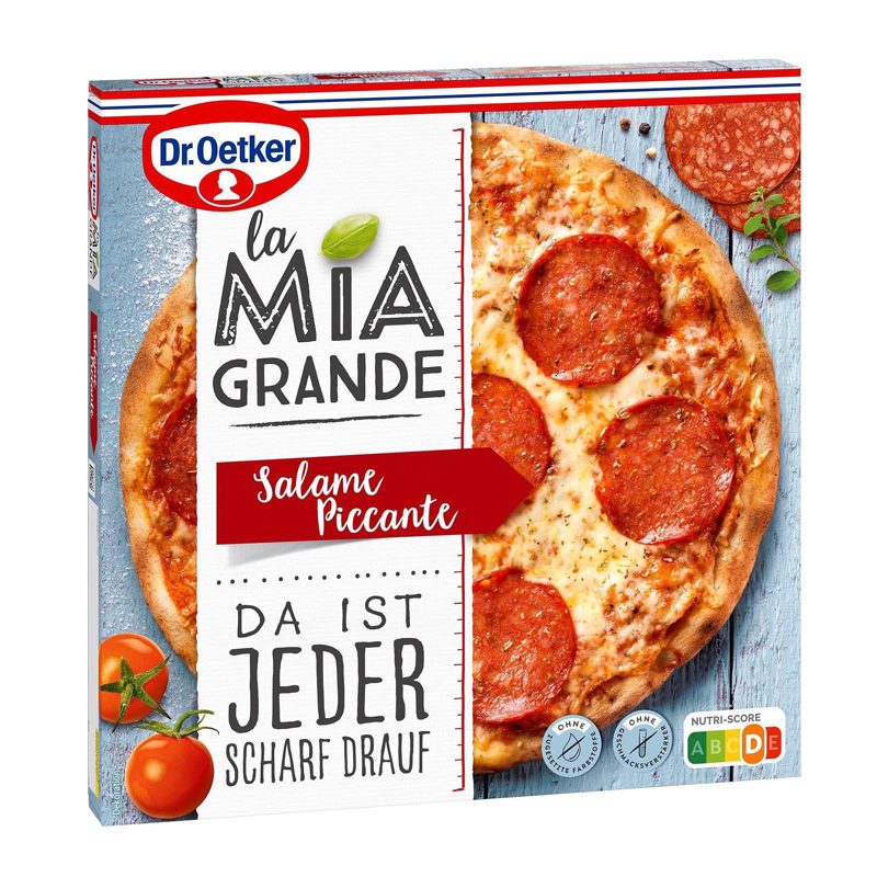 Šaldyta pica GRANDE SALAME PICCANTE, 380 g