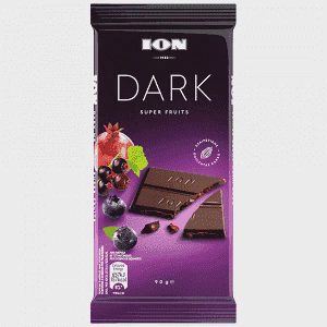 ΙΟΝ Σοκολάτα Dark Super Fruits 90gr