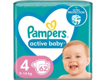 Pampers Dječje pelene ab maxi S4 62 kom