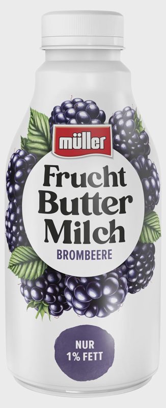 Müller Fruchtbuttermilch RoMu/Sais/Mang/Ki