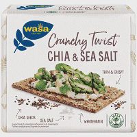 Wasa Crunches Chia + Θαλασσινό Αλάτι 245gr