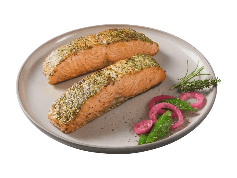Frischer Grill-Lachs mariniert