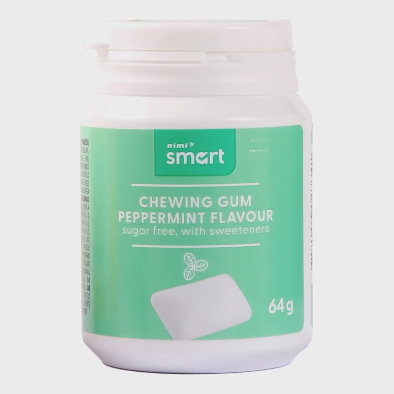 Kramt. guma RIMI SMART mėtų sk. su sald., 64g