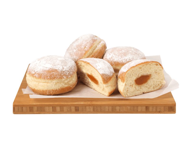 Berliner mit Marillenfüllung